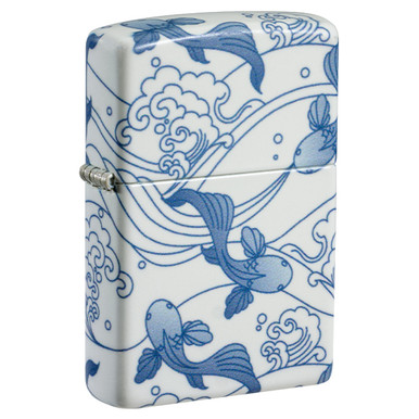 Zippo Fish Design 540 Matte ZP46948 - Smoky Mountain Knife Works