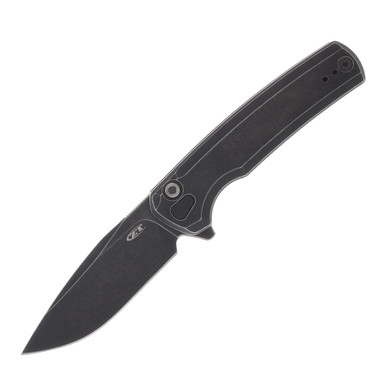 Zero Tolerance 0044 Buttonlock Blackwash Titanium Handle Blackwash