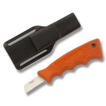 Bear &amp; Son Powergrip Utility Fixed Blade Knife Orange