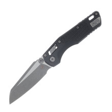 Microtech MSI TriGrip Dark Earth 3.9in Black Plain Sheepsfoot