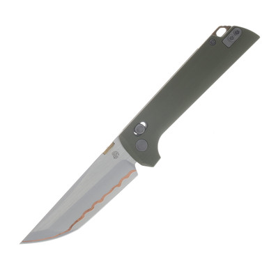 North Mountain Blade Chop 2 Crossbar Lock Folder OD Green G-10