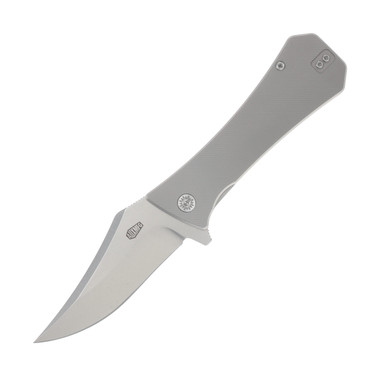 Auxiliary MFG. Pocket Bowie XL Frame Lock Folder Full Titanium 4in
