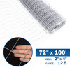 Fencer Wire 12.5 Gauge Galvanized Welded Wire 2 Inch by 4 Inch Mesh (6 ft. x 100 ft.) 
