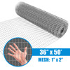 14 Gauge Galvanized Welded Wire 3 ft. x 50 ft. Mesh 1 inch x 2 inch