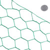 16 Gauge Green Vinyl Coated Hex / Poultry Netting Mesh 1.5" (3 ft. x 150 ft.)