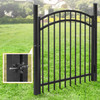 Heavy Duty Pinnacle Fence Barrier Kit with 4FT Height X 6FT Width Panels, Arched Gate, Posts & Connectors, Multi-options