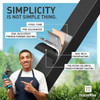 Heavy Duty Pinnacle Fence Barrier Kit with 6FT Height X 8FT Width Panels, Decorative Gate, Posts & Connectors, Multi-options