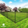 Heavy Duty Pinnacle Fence Barrier Kit with 5FT Height X 8FT Width Panels, Arched Gate, Posts & Connectors, Multi-options