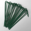 6.5 Inch 150 PCS 10 Gauge Heavy Duty Chain Link Wire Ties, Fence Metal Slats Hook Tie Wires, Garden, Dog, Animal Fencing Hardware Parts, Green