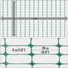4 ft. x 100 ft. Green Plastic Fencing Roll for Construction Fencing, Pet Fencing and Event Fencing, 4 cm x 10 cm Mesh