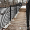 4 ft. x 100 ft. Outdoor Black Plastic Snow Fence with Opening Mesh Size 1.6" x 1.6"