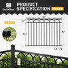 4FT Height X 5FT Width Heavy Duty Arc Fence Barrier Panel, Multiple Options