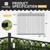 6FT Height X 8FT Width Heavy Duty Arc Fence Barrier Panel, Multiple Options