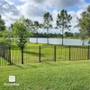 4FT Height X 5FT Width Heavy Duty Arched Decorative Fence Gate with Lock Attachment, Multiple Options