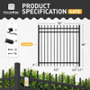 5FT Height X 5FT Width Heavy Duty Pinnacle Fence Gate with Lock Attachment, Multiple Options
