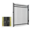 6FT Height X 5FT Width Heavy Duty Pinnacle Fence Gate with Lock Attachment, Multiple Options