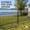 Heavy Duty Arc Fence Barrier Kit with 5FT Height X 8FT Width Panels, Arc Gate, Posts & Connectors, Multi-options