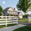 6ft Vinyl Ranch Corner Post with Cap, Multiple Options