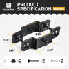 Heavy Duty Panel Line Brackets for Metal Steel Posts, Multiple Options
