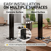 Heavy Duty Metal Fence Post Base, Multiple Options