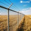 12.5 Gauge 4 Point Galvanized Barbed Wire Fencing with Gloves, Multiple Options