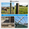 12.5 Gauge 4 Point Galvanized Barbed Wire Fencing with Gloves, Multiple Options