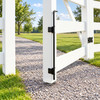 24" Heavy Duty Steel Cane Bolt Gate Drop Rod for Wood, Vinyl & Metal Fences 