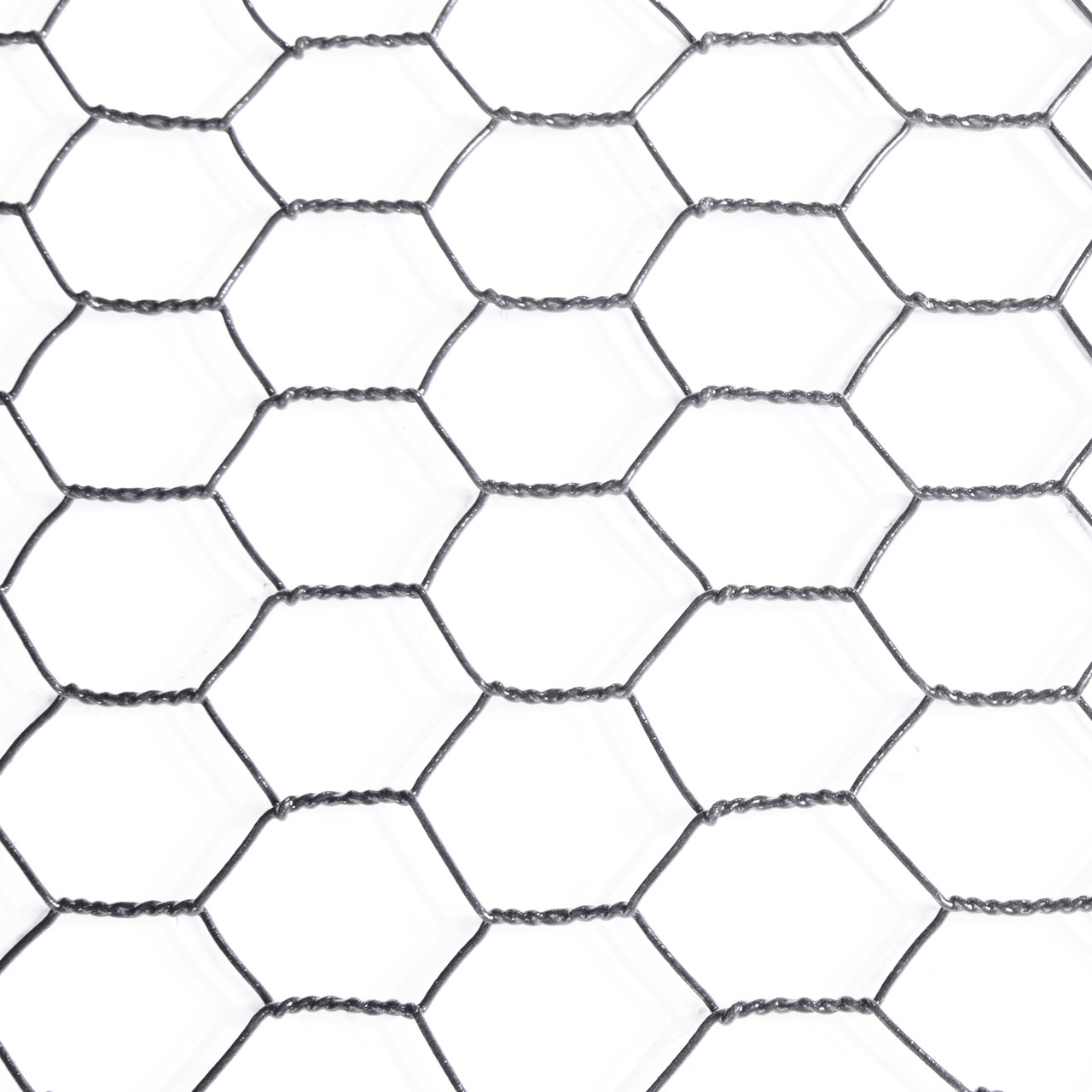 16 Gauge Black Vinyl Coated Hex / Poultry Netting Mesh 1.5 (3 ft. x 150  ft.) - FencerWire