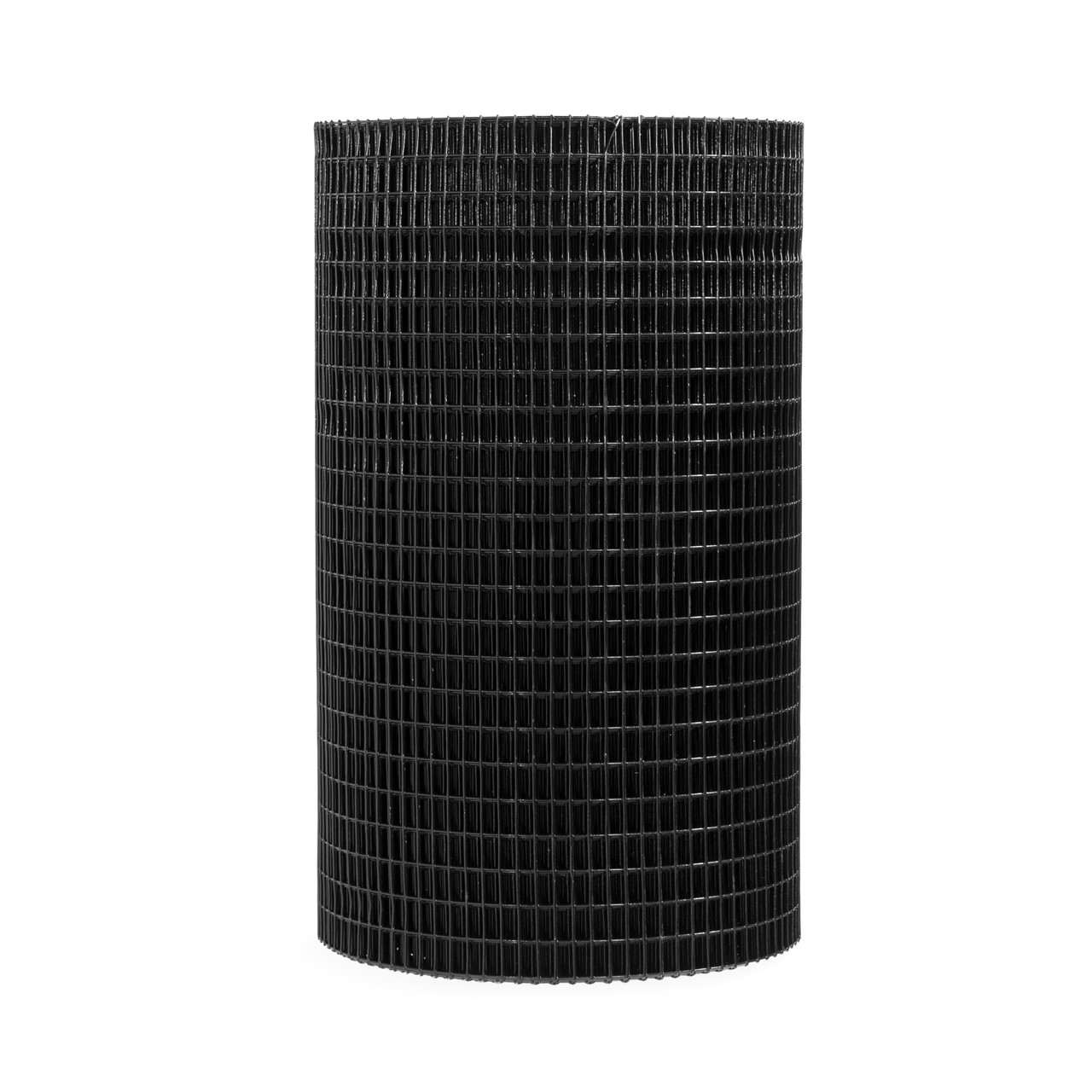 6' x 50' 19 Gauge Galvanized Steel Black PVC Coated Hardware Cloth 0.5 x  0.5 Mesh 