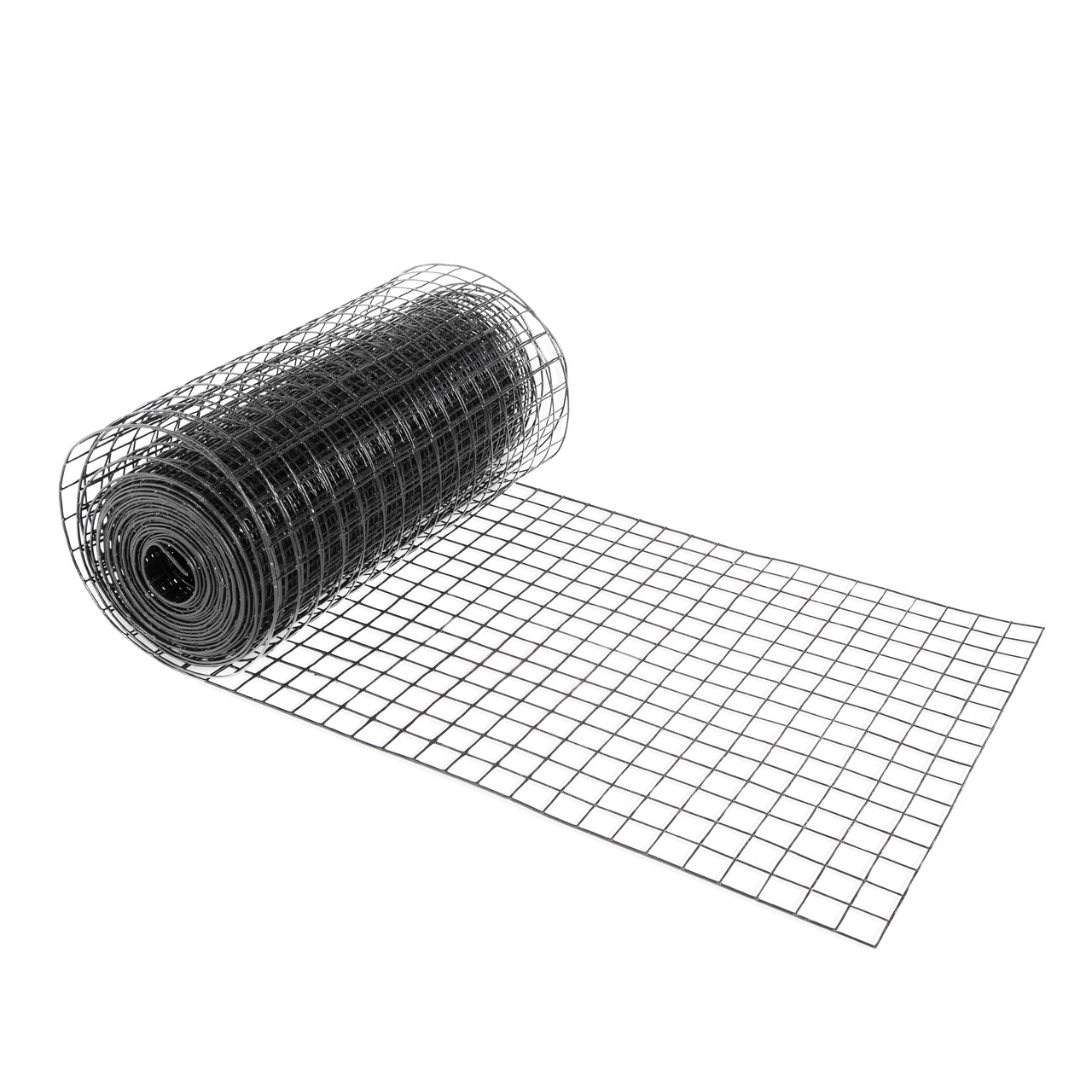 16 Gauge Black Vinyl Coated Welded Wire Mesh Size 1.5 inch by 1.5 inch -  FencerWire
