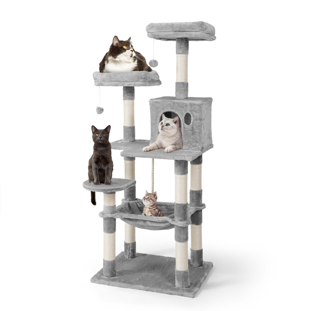 Grey clearance cat tower