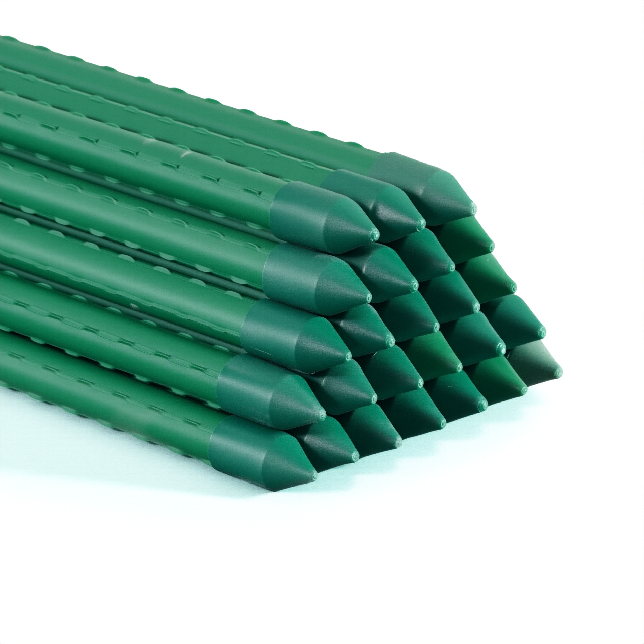 25 Pack Durable Metal Plant Supports Garden Stakes 6ft 7ft 6 ft
