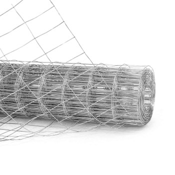 Fencer Wire 16 Gauge Galvanized Welded Wire Mesh Size 2 inch by 4 inch (2 ft. x 100 ft.)