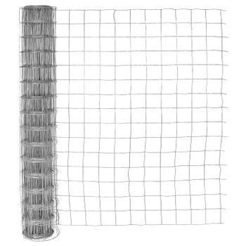 Fencer Wire 16 Gauge Galvanized Welded Wire Mesh Size 4 inch by 4 inch (5 ft. x 100 ft.) 