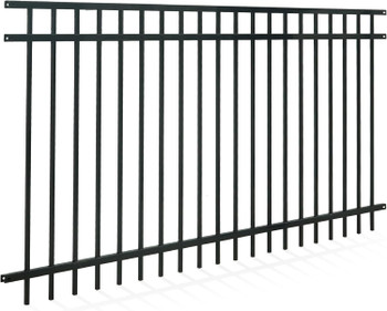 4FT Height X 8FT Width Heavy Duty Flat Top Fence Barrier Panel, Multiple Options