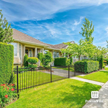 Heavy Duty Flat Top Fence Barrier Kit with 5FT Height X 8FT Width Panels, Fence, Gate, Posts & Connectors, Multiple Options