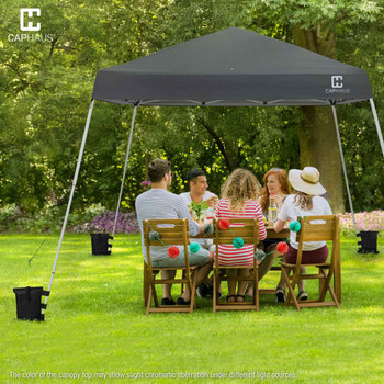 8ft. x 8ft Top Heavy-Duty Commercial Grade Pop Up Canopy Tent with Slant Legs, 3 Color Available