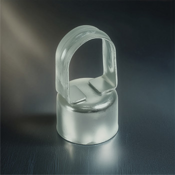 Silver Galvanized Chain Link Fence Eye Top Rail Cap, Use for 1-7/8" Outside Diameter Post and 1-5/8" Top Rail, Multi-options