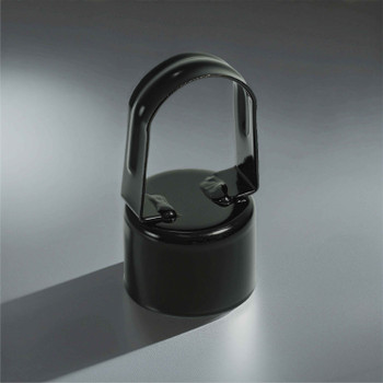 Black Galvanized Chain Link Fence Eye Top Rail Cap, Use for 1-7/8" Outside Diameter Post and 1-5/8" Top Rail, Multi-options