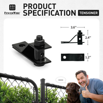 Black Chain Link Wire Tensioner, Fencing Wire Tightener, Wire Tensioner Tool, Galvanized Wire Strainer, Multi-options 