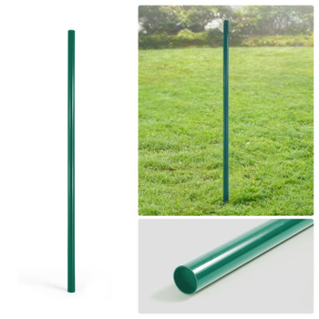 6/7/8 FT Green Chain Link Fence Terminal Post, Terminal Post with 2-3/8” Outside Diameter, Multi-options