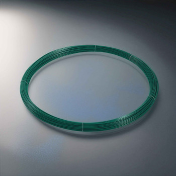 Green 328 Ft. 9 Gauge Tension Wire, Heavy Duty High Strength Multi-Purpose Rust-Resistant Bendable Steel Wire for Fencing, Gardening, Pet Enclosures, Landscaping, Crafts & DIY Projects