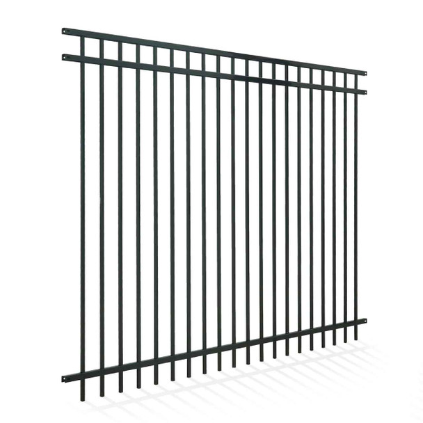 6FT Height X 8FT Width Heavy Duty Flat Top Fence Barrier Panel, Multiple Options