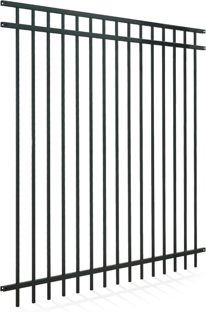 6FT Height X 6FT Width Heavy Duty Flat Top Fence Barrier Panel, Multiple Options
