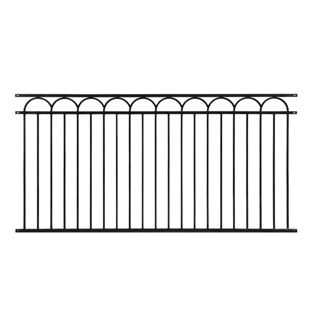 4FT Height X 8FT Width Heavy Duty Arc Fence Barrier Panel, Multiple Options