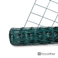 16 Gauge Green Vinyl Coated Welded Wire Mesh Size 2 inch by 3 inch