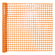 4 ft. x 100 ft. Outdoor Snow Fence, Temporary Garden Netting for Poultry, Rabbits, Chicken & Dogs, Opening Mesh Size 1.6" x 1.6" (Orange) 