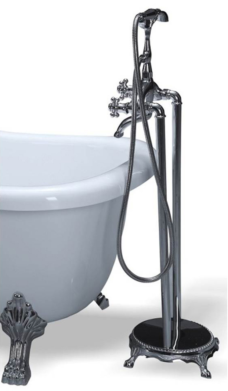 Victorian Claw Foot Chrome Tub Faucet - Royal Bath Place
