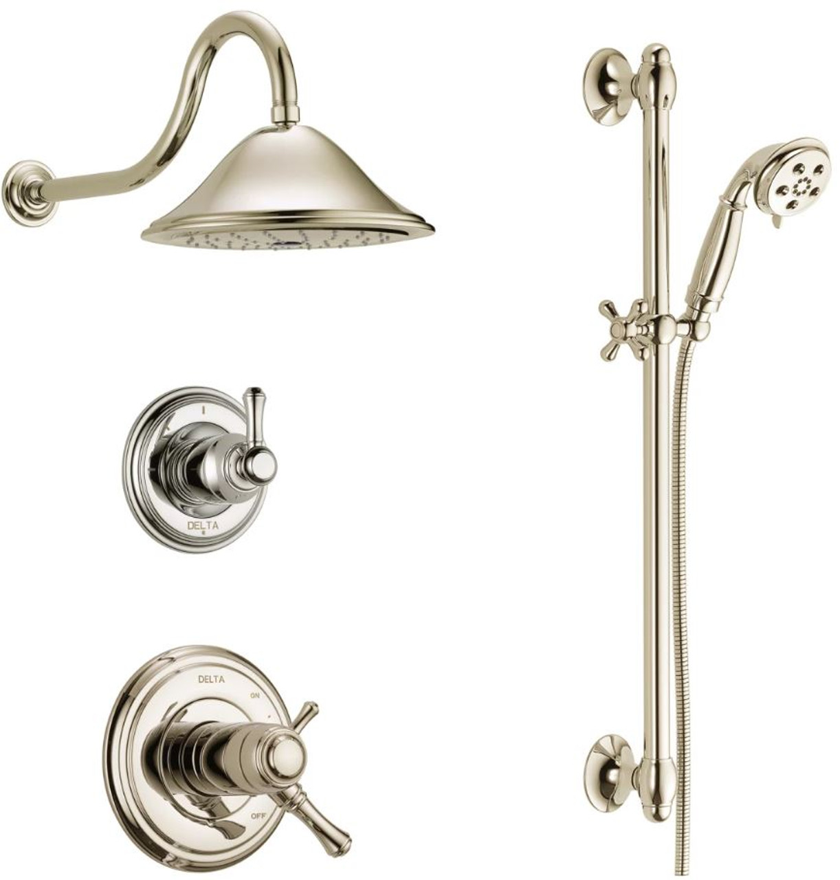 Delta TempAssure 17T Series Thermostatic Shower System with Integrated Volume Control, Shower