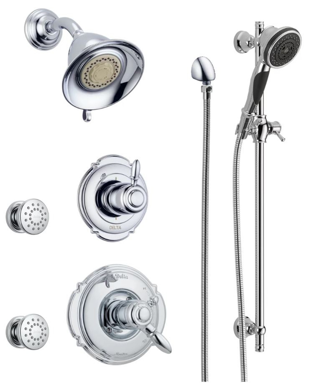 Delta Monitor 17 Series Dual Function Pressure Balanced Shower System
